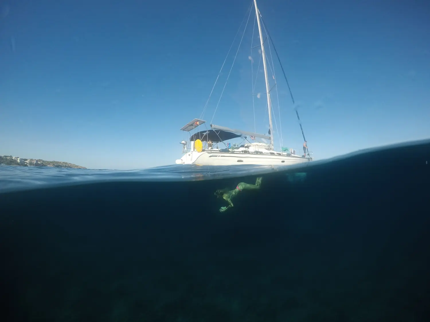 Successful Sailing - Bootsegeln im Meer, Unterwassertauchen